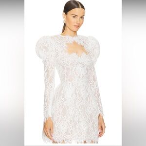 Bronx and Banco Colette Mini Dress with Colette Blanc Lace Bolero size S